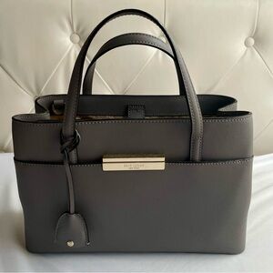 Gray Kate Spade Satchel Bag